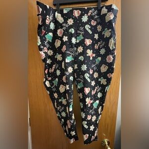 Festive Holiday Christmas Print Leggings Pants Plus Size Torrid